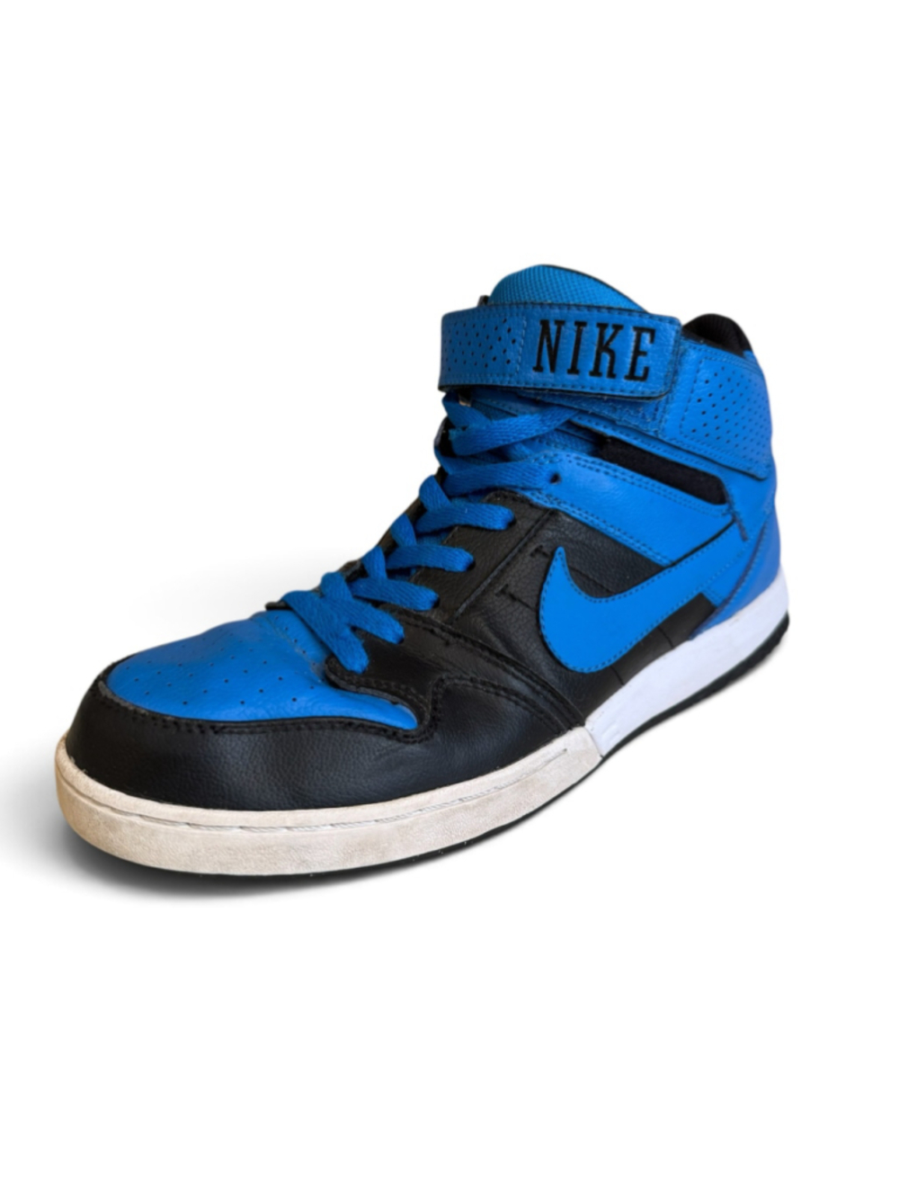 Nike Zoom Mogan Mid 2 6.0 Blue Black 407360-044 Men’s 9.5 Skate Shoes 2013